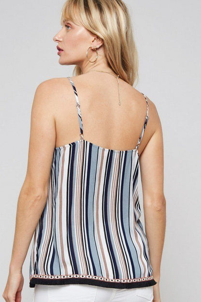 Multi Stripes Camisole Top