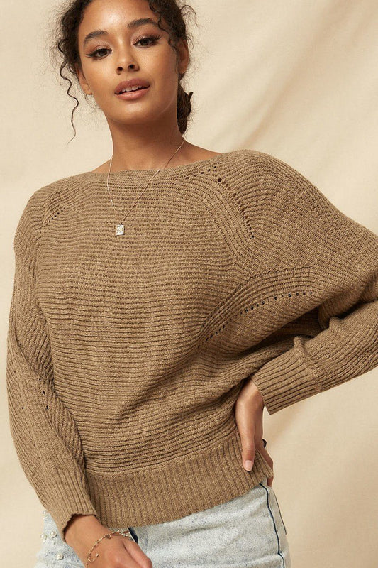 Ribbed Knit Sweater