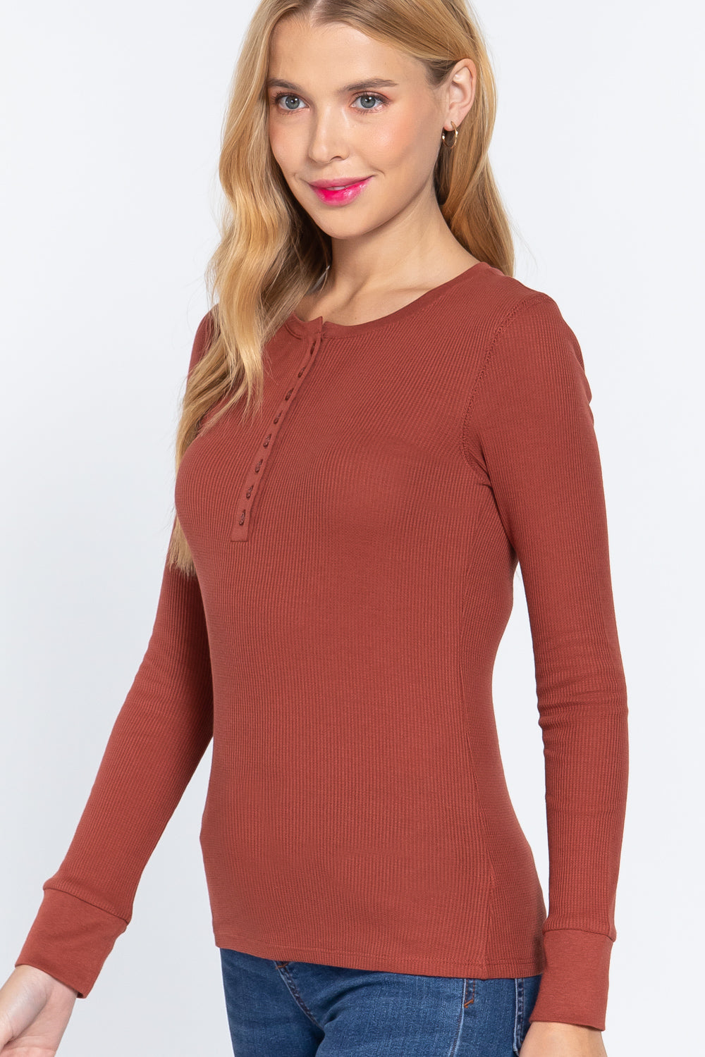 Thermal Henley Neck