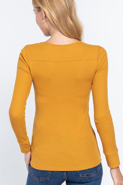 Thermal V-Neck Top