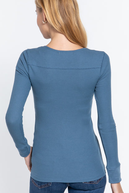 Thermal V-Neck Top