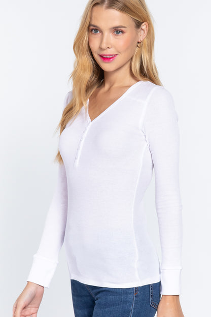 Thermal V-Neck Top