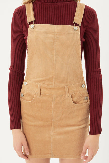 Overall Corduroy Dress with Adjustable Straps