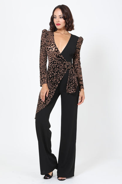 Leopard Print Jumpsuit