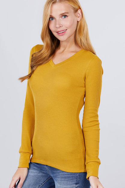 Thermal V-Neck Top