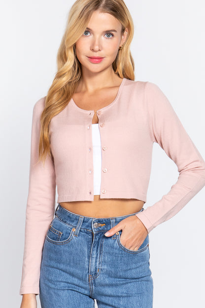 Round Neck Viscose Sweater