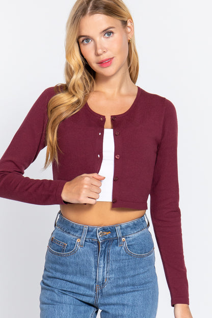 Round Neck Viscose Sweater