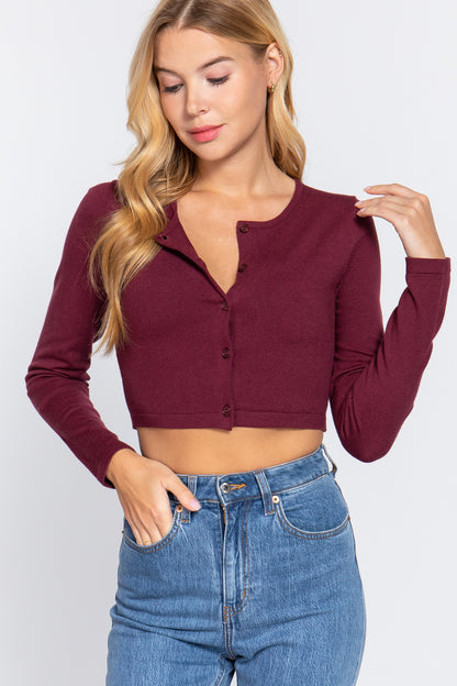 Round Neck Viscose Sweater