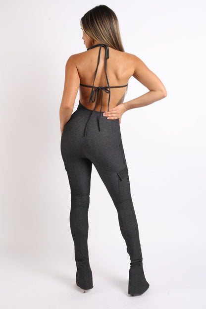 Cargo Pockets Jumpsuit