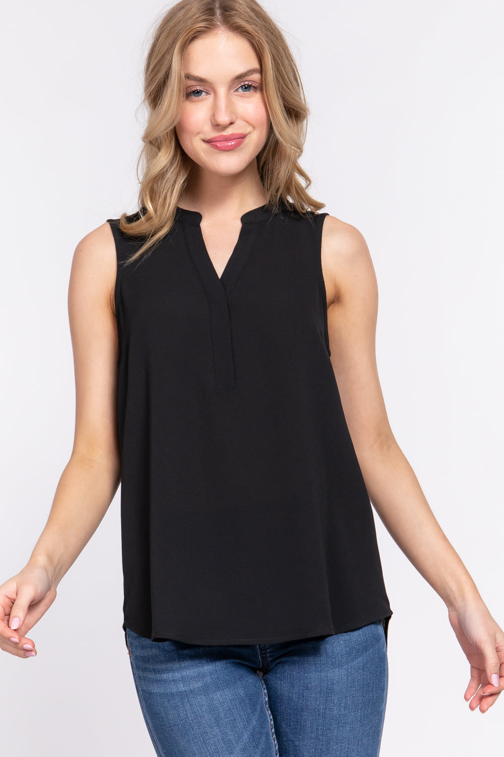 Textured Essential Top