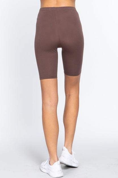 Cotton Jersey Short Leggings - Cherry Angel